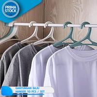 Gambar Gantungan Hanger Baju Plastik Dewasa 10 pc / set Premium 061 dari Prima Stock undefined 3 Tokopedia