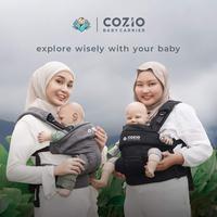 Gambar Cozio baby carrier bayiku.id gendongan hadap luar tanpa hipseat - corals (abu), gendongan+TDP dari Medan Baby Store undefined 1 Tokopedia