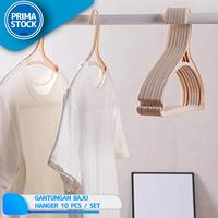Gambar Gantungan Hanger Baju Plastik Dewasa 10 pc / set Premium 061 dari Prima Stock undefined 4 Tokopedia
