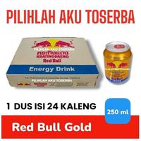 Gambar READY STOCK RED BULL GOLD Energy Drink 250 ml Kratingdaeng KALENG - ( HARGA 1 DUS isi 24 ) ORI! dari tirasimu undefined 1 Tokopedia
