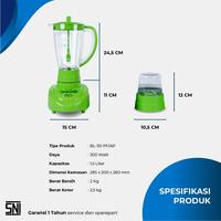 Gambar MIYAKO BL-151PF AP blender plastik 151pfap 1.5 liter bl151 2in1 bl151pf 1,5 litre l bl151pfap pf pfap Air Listrik dari Glodok plus undefined 5 Tokopedia