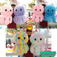 Gambar Boneka Octopus Reversible/Boneka Gurita BTS BT21 Besar Wow Bisa Bolak Balik Extra Jumbo Giant import - Pink-Biru Jumbo dari Tobaruu undefined 1 Tokopedia