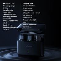 Gambar Vivan VWA-V9 Wireless Microphone Clip On Jepit Plug Type C Ligthning Professional Grade Sound Recording - VWA-V9 Type-C dari MMCROXY undefined 3 Tokopedia
