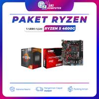 Gambar Paket Processor Amd Ryzen 5 4600g + Mobo Motherboard Varro A520 AM4 dari Solusindo Karya Indonesia undefined 1 Tokopedia