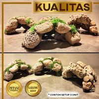 Gambar Goa Mini Iwagumi Moss Plastik Hiasan Aquarium Aquascape Ikan Hias Dekorasil Tanaman Air dari renbodash undefined 5 Tokopedia