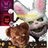 Gambar Topeng Kelinci Berdarah Hallowen Rabbit Horror - Normal, BERUANG LED dari Nesstore69 undefined 1 Tokopedia