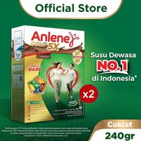 Gambar READY STOCK Anlene Gold 5X Susu Bubuk Dewasa Cokelat 2 x 240g - Nutrisi Tinggi Kalsium Untuk Tulang, Sendi, dan Otot dari Deron_Shop undefined 1 Tokopedia