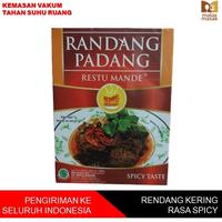 Gambar Rendang Kering Spicy Pedas Restu Mande Rendang Padang 300Gr - Promo dari Mas&#39;ud Storee undefined 3 Tokopedia