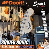 Gambar Squier SONIC Stratocaster w/White Pickguard Laurel Gitar Elektrik Electric by Fender  - ULTRA VIOLET dari Dooit Music Store undefined 4 Tokopedia