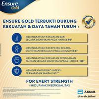 Gambar ENSURE GOLD HMB COKELAT 800 G - NUTRISI DEWASA RENDAH LAKTOSA - 5 PCS - FREE GIFT dari Sri Graspinazil undefined 4 Tokopedia