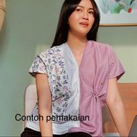 Gambar Blouse batik cap wanita dari IMANGGO ETHNIC undefined 2 Tokopedia