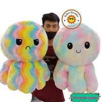 Gambar Boneka Octopus Reversible/Boneka Gurita BTS BT21 Besar Wow Bisa Bolak Balik Extra Jumbo Giant import - Pink-Biru Jumbo dari Tobaruu undefined 2 Tokopedia