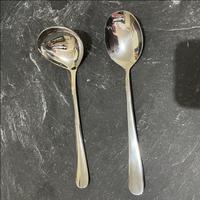 Gambar Sendok Prasmanan Saji Besar | Centong Sayur Besar | Sendok Kuah Stainless Gravy Ladle Hotel Quality Tebal - SendokPrasmanan dari Mega Indo Grosir undefined 3 Tokopedia