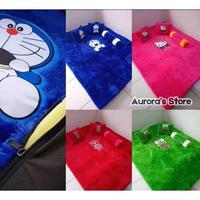Gambar [NEW] Set Karpet Kasur Bantal Dan Guling Gambar Karakter Bahan Bulu Rasfur Premium - Hijau dari Aurora's Store ID undefined 3 Tokopedia