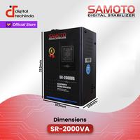 Gambar SAMOTO Stabilizer Relay 2000VA AVR Stabiliser Relay Controlled Series SR2000 dari Digital Techindo undefined 5 Tokopedia