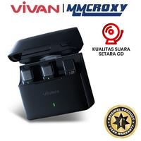 Gambar Vivan VWA-V9 Wireless Microphone Clip On Jepit Plug Type C Ligthning Professional Grade Sound Recording - VWA-V9 Type-C dari MMCROXY undefined 2 Tokopedia