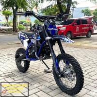 Gambar PROMO!!! MOTOR MINI TRAIL TYPHOON 110CC MATIC RING 14/12 MESIN 4TAK - Biru dari Grosir Motor Mini undefined 1 Tokopedia