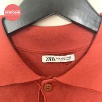 Gambar Kaos Polo Pria Zara Merah Medium Size M Thrifting Preloved Second Bekas Murah dari DIVE Gear Indonesia undefined 2 Tokopedia