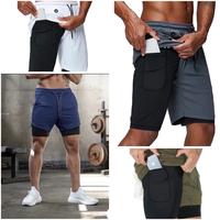 Gambar Celana Gym Running Double Layer - Celana olahraga fitnes training lari dari Bolapedia undefined 3 Tokopedia