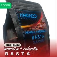 Gambar Anoaco Roastery Kopi Robusta + Arabika Rasta 250g - BIJI KOPI dari Anoaco Roastery undefined 3 Tokopedia
