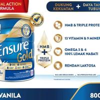 Gambar SUKA ENSURE GOLD HMB VANILA 850 GRAM/850GR/VANILLA/GANDUM - COKLAT dari makansukasuka undefined 1 Tokopedia