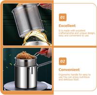 Gambar Panci + Saringan Deep Fryer Pot Stainless - Stainless Steel Deep Frying Pot Penggorengan dari Dayanvita Dharma undefined 5 Tokopedia