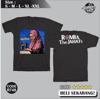 Gambar Kaos Distro ROMI & THE JAHATS Bunga kertas merah berduri - Kaos RTJ - Kaos Romi The Jahats Cotton Combed 30s Premium R745 - Hitam, S dari konveksi kaos cikarang undefined 1 Tokopedia