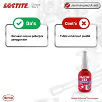 Gambar HENKEL LOCTITE 243 THREADLOCKER LEM BAUT 10 ML dari baladas shop undefined 3 Tokopedia