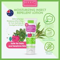 Gambar BerryC Moisturizing Insect Repellent Lotion 80gr Cream Anti Nyamuk Bayi Anak Mosquito Repellent - 1PC - Botol Bernoda dari Natural Family Care undefined 3 Tokopedia