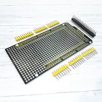 Gambar Mega2560 PCB Prototype Shield Dual Layer Protoshield MALE Pin Header dari Rajaduino undefined 3 Tokopedia