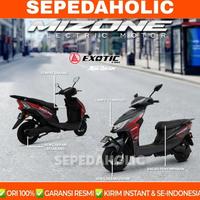 Gambar Best Sepeda Motor Listrik Exotic Mizone Electric E Bike 1000 Watt - Blue dari msbres undefined 5 Tokopedia
