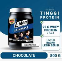 Gambar READY STOCK L-Men Gain Mass Chocolate 800g - 22g Whey Protein - 10 Serving lmen Tabung dari jikodrtyusa undefined 1 Tokopedia