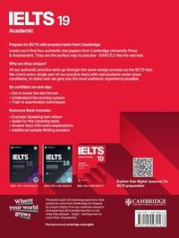 Gambar IELTS 19 Academic Student's Book with Answers with Audio with Resource Bank (IELTS Practice Tests) dari Cambridge Book Sale undefined 2 Tokopedia