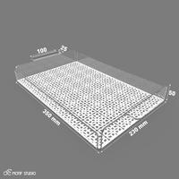 Gambar NAMPAN BAKI AKRILIK TATAKAN WADAH SAJI ACRYLIC SERVING TRAY BOARD 018 dari Demotif Studio undefined 3 Tokopedia