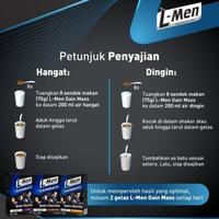 Gambar READY STOCK L-Men Gain Mass Chocolate 800g - 22g Whey Protein - 10 Serving lmen Tabung dari jikodrtyusa undefined 4 Tokopedia