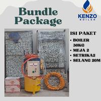 Gambar Paket lengkap 1 boiler 30kg 2meja setrika ,2setria,selang 20m dari KenzoBoiler undefined 1 Tokopedia