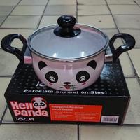 Gambar SALE! PANCI HELLO PANDA MASPION 18 CM PORCELAIN ENAMEL dari ningalishop undefined 1 Tokopedia
