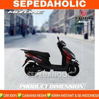 Gambar Best Sepeda Motor Listrik Exotic Mizone Electric E Bike 1000 Watt - Blue dari msbres undefined 4 Tokopedia