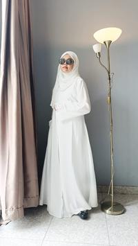Gambar Abaya Raline - Abaya Putih Hitam Polos - Abaya turki -Dress Muslimah Remaja Kekinian Terbaru  - Gamis Putih Polos Premium Gamis Menyusui - Hitam, XL dari Bela.Cloth undefined 5 Tokopedia