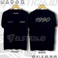 Gambar Promo Kaos Tahun Lahir Baju Tahun Kelahiran 1989 1991 Tahun Kelahiran - HITAM 2, L dari siscaofficialshop undefined 2 Tokopedia