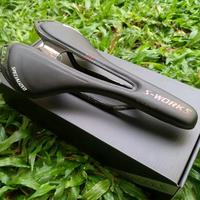 Gambar Specialized Toupe - Ultralight Carbon Leather Mtb Road Bike Wide Saddle Black - Sadel Karbon Dengan Kulit Lebar 143Mm Ringan 115Gr Terlaris dari asekavagi undefined 3 Tokopedia