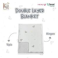 Gambar TERLARIS - KOKORO STORY Double Layer Blanket / Selimut Kain Dua Lapis Tipis | Selimut Anak Bayi dan Dewasa Dingin Motif Karakter Halus Lembut Bahan Tencel - Regular, Adult dari CV Appelstore undefined 3 Tokopedia