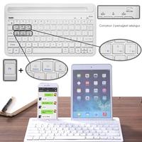 Gambar Keyboard Wireless Multi Device OneSOS Bluetooth 2.4Ghz With Holder For Smartphone Tablet PC Laptop - Black dari Fashion Selular_NEW undefined 3 Tokopedia