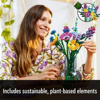 Gambar Lego 10313 Icons Wildflower Bouquet Set, Artificial Flowers dari Loka Toys undefined 4 Tokopedia