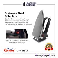 Gambar Cosmos CI 318 Setrika Listrik Electronic Iron Non Stick Soleplate 400W dari Departemen Elektronik undefined 3 Tokopedia