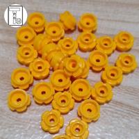 Gambar Part Lego 24866 Bright Light Orange Plate , Round 1x1 with Flower Edge dari Tukang Bata undefined 1 Tokopedia