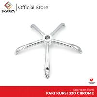 Gambar Kaki Kursi Kantor Besi Chrome 320 Tanpa Roda (Baru) dari SKARYA ID undefined 1 Tokopedia