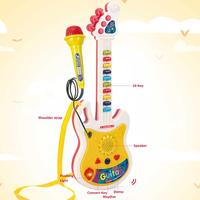 Gambar Mainan Anak Gitar Musik Microphone Suara Guitar Mainan  Edukasi Anak Laki Laki Perempuan Ada Mic Lagu Musikal dari Sumo Babyy undefined 2 Tokopedia