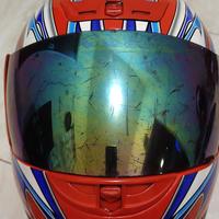 Gambar helm KYT xspeed bekas pemakaian dari FINAR undefined 2 Tokopedia