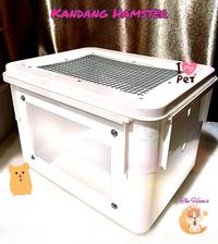 Gambar (The Ham's) KANDANG HAMSTER KOTAK MODIF HAMSTER, LANDAK, TIKUS, GECKO 69/2 dari The Hams undefined 1 Tokopedia